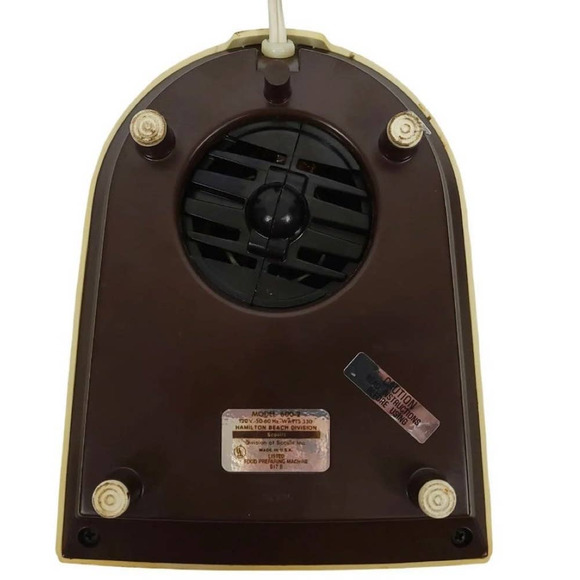 Vintage Scovill Hamilton Beach 7 Speed Blender Model 600-2 Almond 330 Wa… - Picture 4 of 8